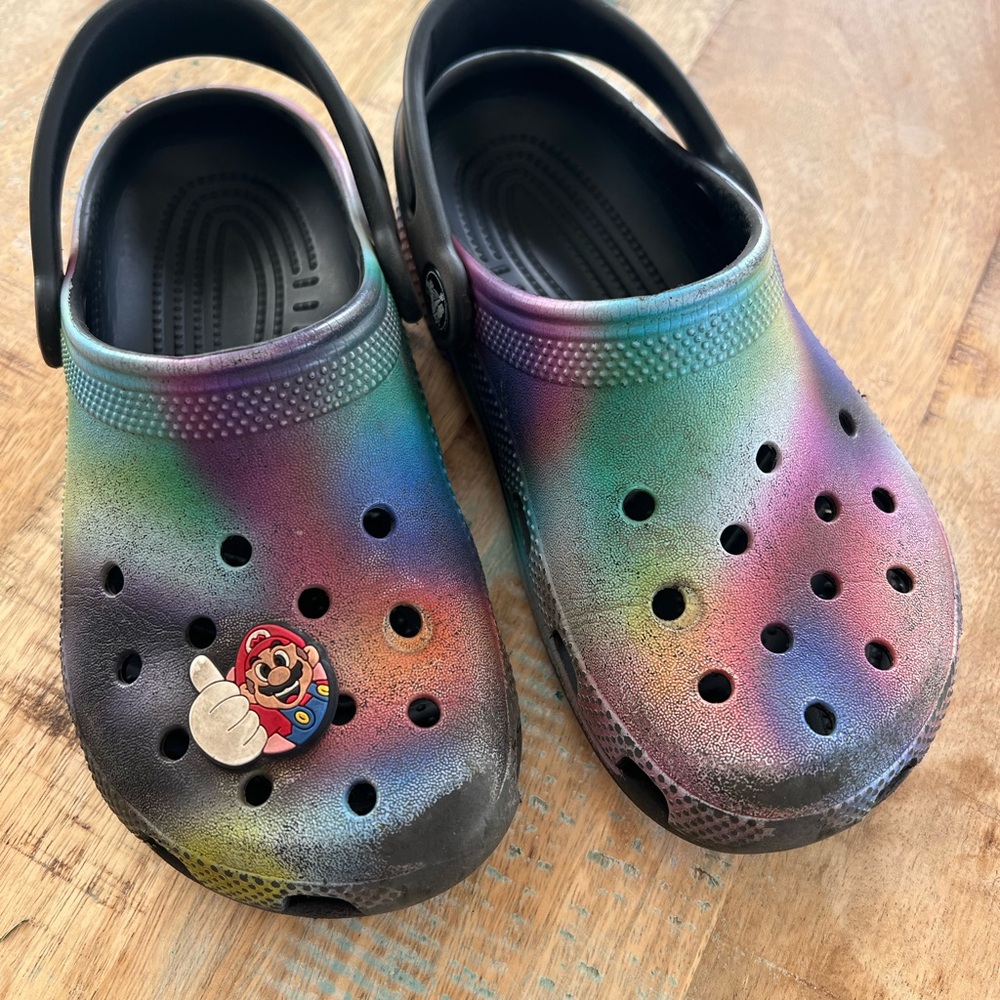 Colorful Kids Clogs with Character Charm